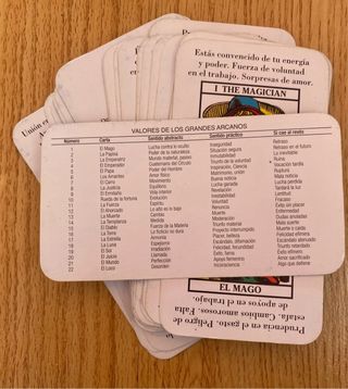 Baraja Tarot Completa Explicada