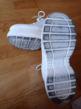 Zapatos blancos, plataforma 7cm PRECIO NEGOCIABLE