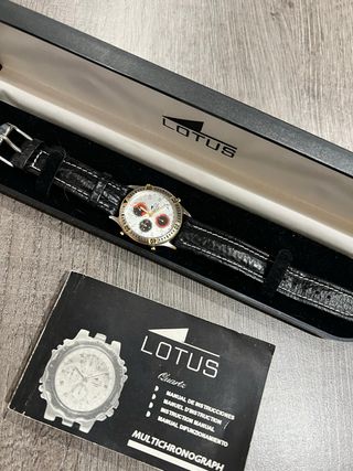 Reloj Lotus Mujer Cronógrafo Alarma Oro/Plata