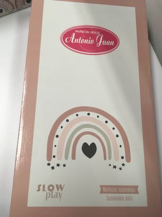 Muñeca Antonio Juan Lagrimitas con porta bebé