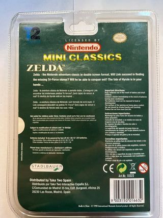 MINI CLASSICS ZELDA (NINTENDO 1998 ORO)