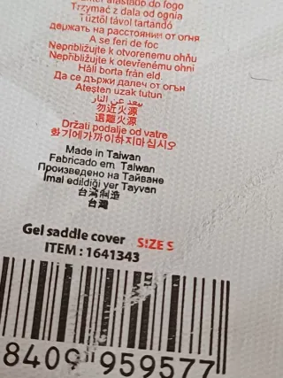 Funda sillín Btwin Confort Gel