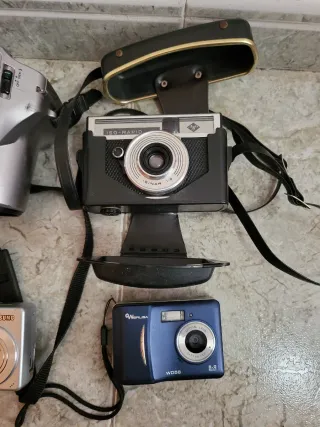 Lote 4 Cámaras Agfa, Olympus, Samsung