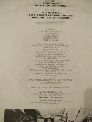 Vinile 33 giri (12") C.J. & Co. - Devil's Gun