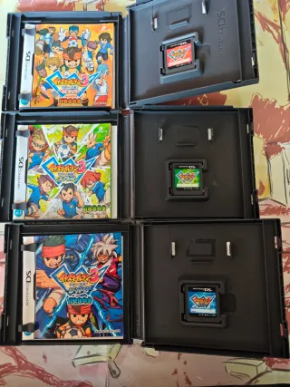 Pack 3 Juegos Inazuma Eleven 3 DS