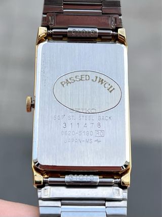 Reloj Seiko Tank Vintage Gold NOS *Año 1983*