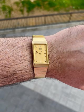 Reloj Seiko Tank Vintage Gold NOS *Año 1983*