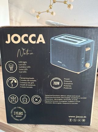 Tostadora JOCCA Nature 700W