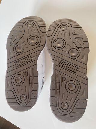 Zapatos Puma Hombre Blanco y Marrón