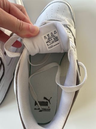 Zapatos Puma Hombre Blanco y Marrón