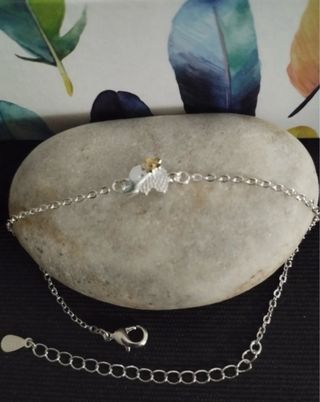 Pulsera Plata Elefante Nuevo con Etiqueta