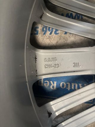 JUEGO LLANTAS PEUGEOT 206 16 PULGADAS