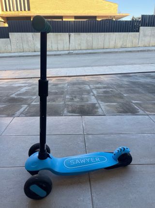 Patinete infantil Sawyer 3 ruedas azul