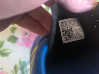 Zapatillas Adidas Gazelle Azul y Amarillo