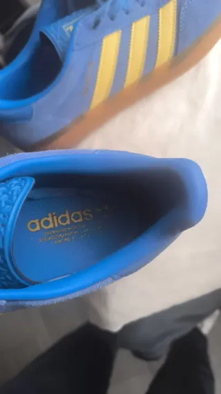 Zapatillas Adidas Gazelle Azul y Amarillo