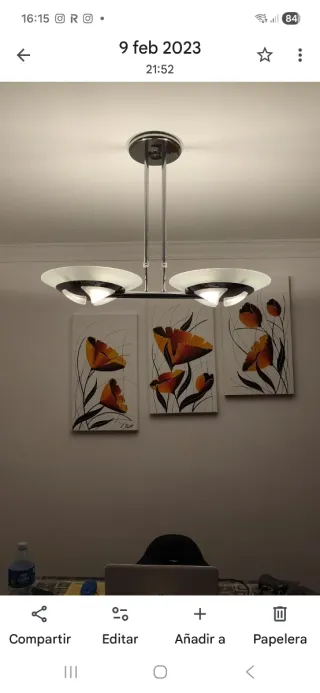 Lámpara de techo moderna. Sólo hoy 30€