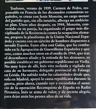 Inés y la alegría . Almudena Grandes .