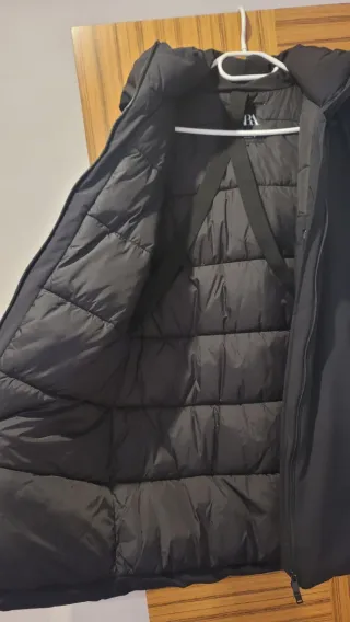 Anorak water and wind protection negro Zara