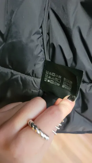 Anorak water and wind protection negro Zara