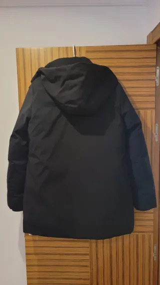 Anorak water and wind protection negro Zara