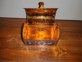Cofanetto portagioie vintage in latta