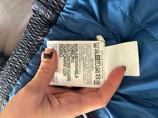 Piumino Canadiens uomo blu vera piuma