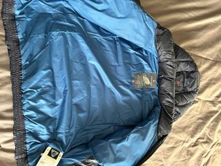 Piumino Canadiens uomo blu vera piuma