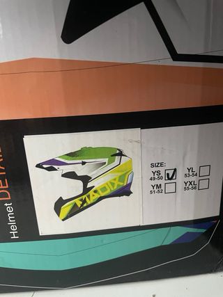 Casco de Motocross Infantil Madix