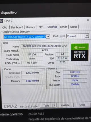 Ordenador portátil Gaming Acer Predator Triton 500