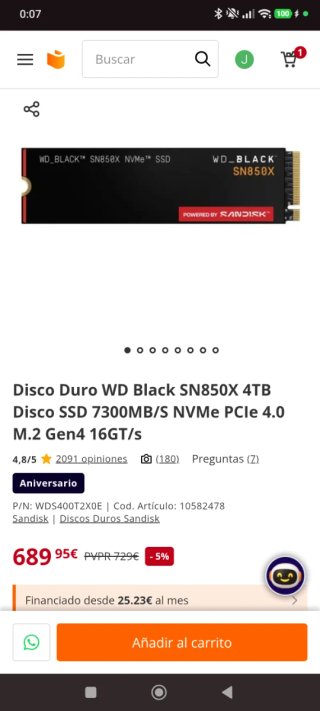 Ordenador portátil Gaming Acer Predator Triton 500