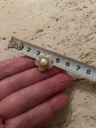 Pendientes Tous Plata y Perla Flores