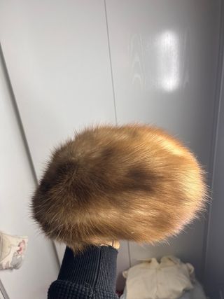 Gorro de piel auténtica