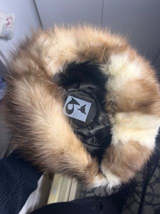 Gorro de piel auténtica