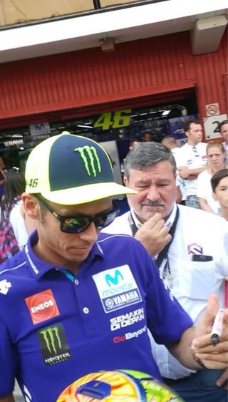 Casco AGV K3 Valentino Rossi Firmado