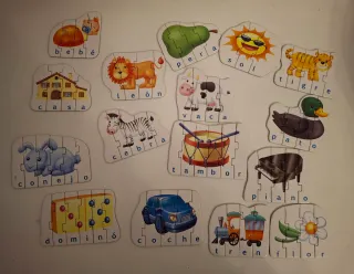 Puzzle Educa aprendo mis Primeras Palabras, 73 pzs