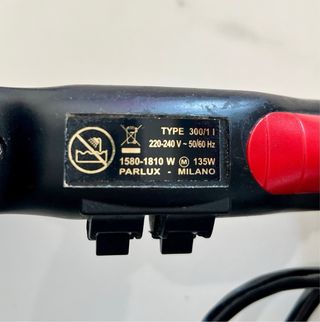 Secador Profesional Parlux Negro/Rojo