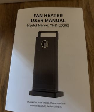 Calefactor Eléctrico Portátil YND-2000S