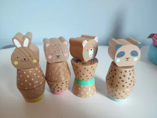 Juguetes Montessori Madera Animales