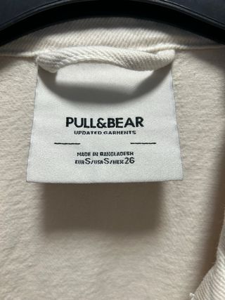 Chaqueta vaquera Pull&Bear beige