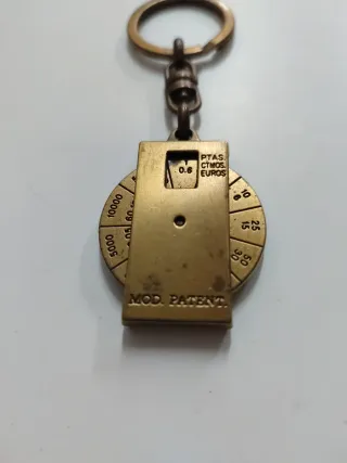 Llavero bronce antiguo conmemorativo