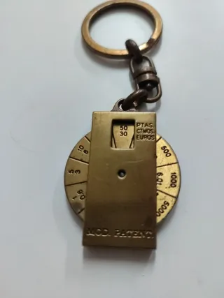 Llavero bronce antiguo conmemorativo