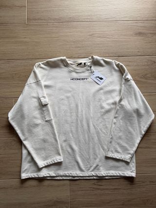 Sudadera Hconcept Beige Talla M