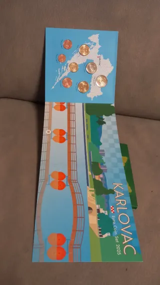 Euro Coin Set 2025 KARLOVAC