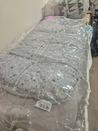 Saco Silla Paseo Tuc Tuc Estrellas Gris