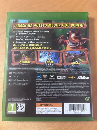 Crash Bandicoot N. Sane Trilogy Xbox One
