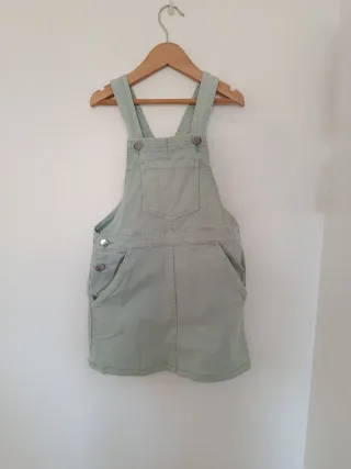 Pichi vaquero azul verdoso niña