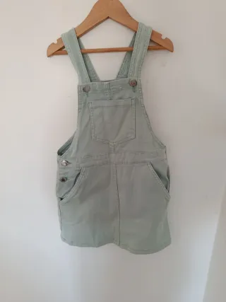 Pichi vaquero azul verdoso niña