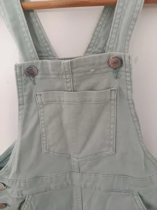 Pichi vaquero azul verdoso niña