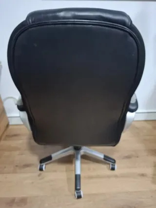 2 Sillas de Oficina Gris y Negra.