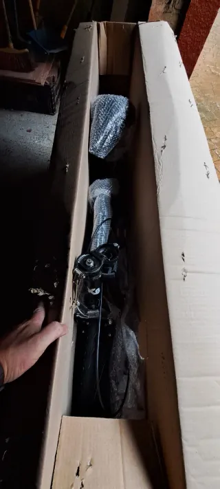 Bicicleta plegable Nilox negra. SIN ESTRENAR